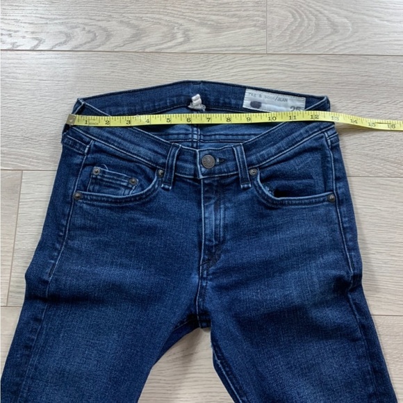 Rag & Bone Skinny Coronado Raw Hem Jeans - Picture 11 of 13